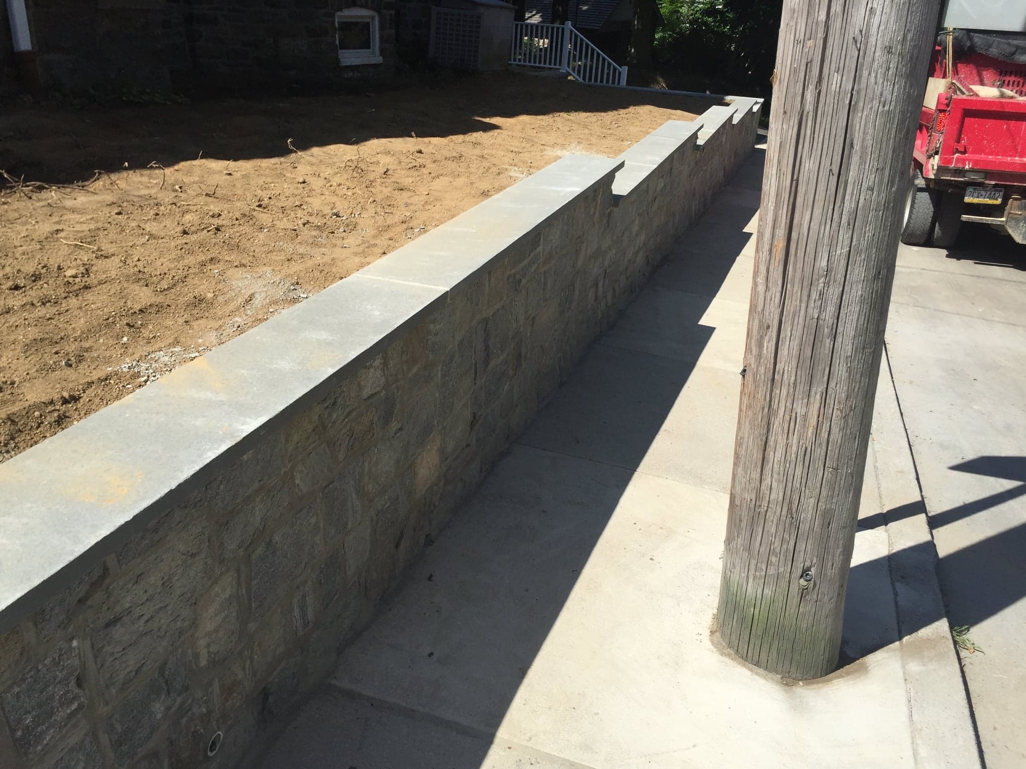 Stone Steps by Natalini Masonry in Bucks County PA — Project 10