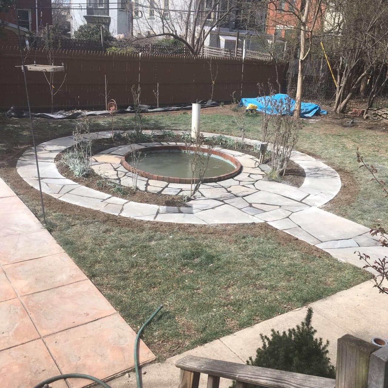 Stone Steps by Natalini Masonry in Bucks County PA — Project 12