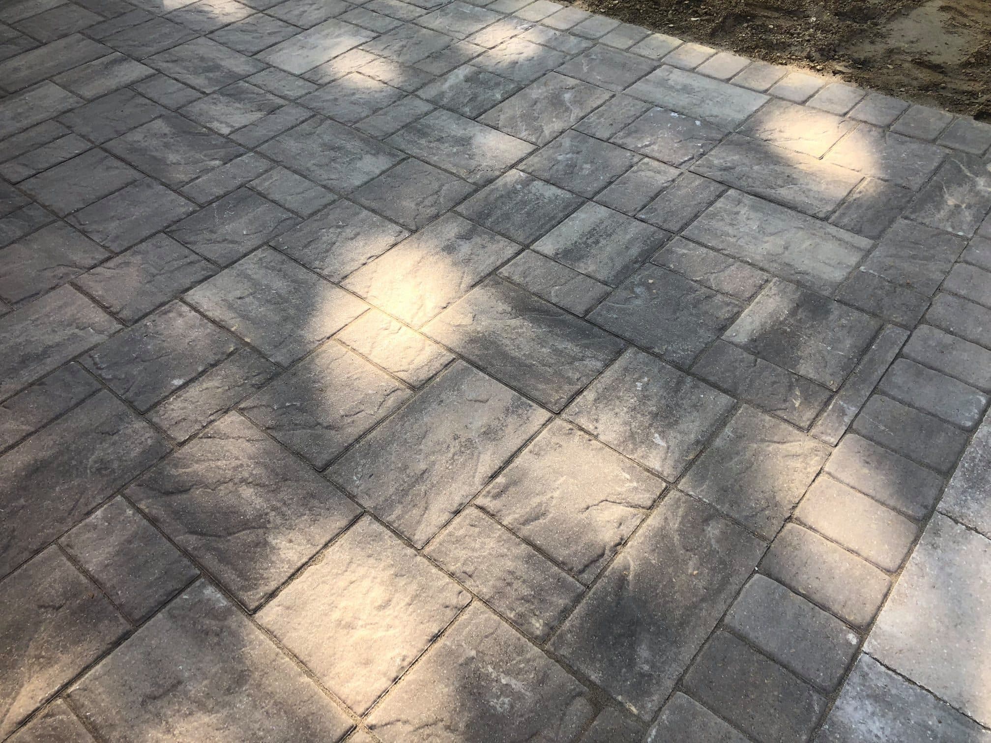 Completed walkway by Natalini Masonry in Bucks County PA