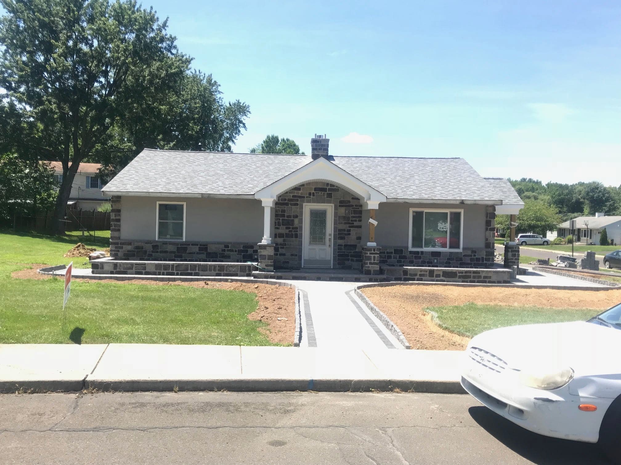 Stone Steps by Natalini Masonry in Bucks County PA — Project 16