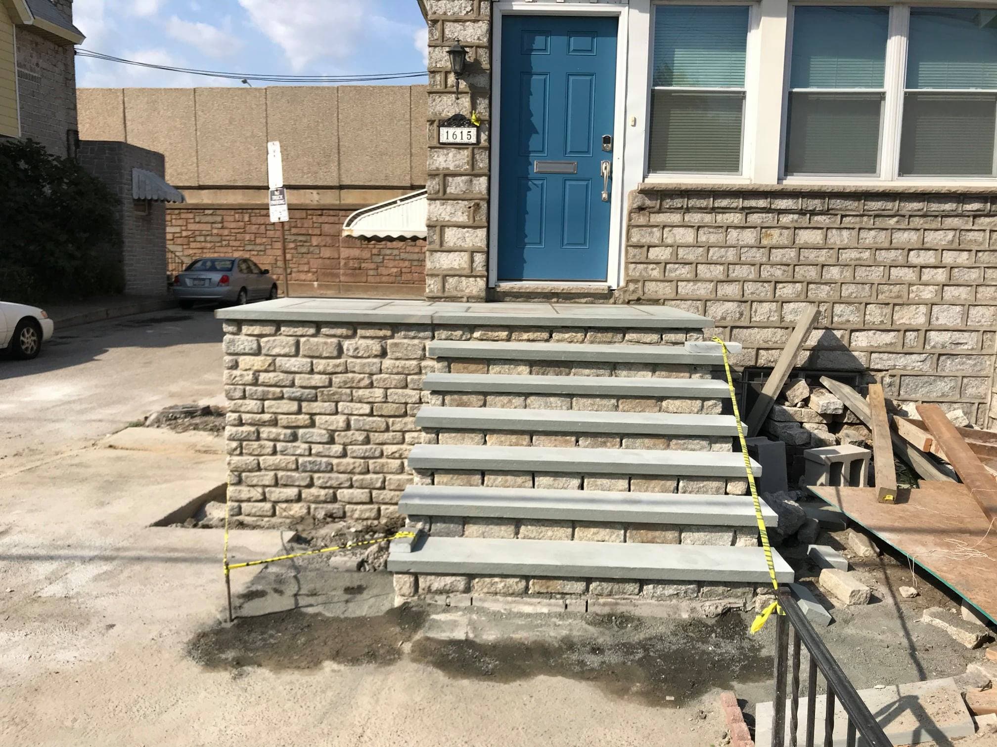 Stone Steps by Natalini Masonry in Bucks County PA — Project 18