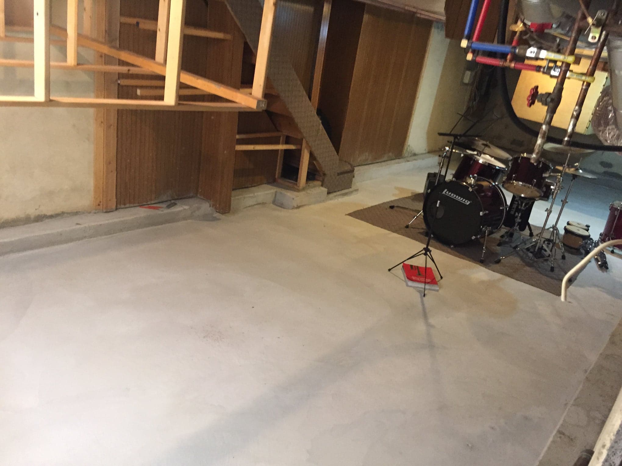 Concrete basement project by Natalini Masonry in Bucks County PA