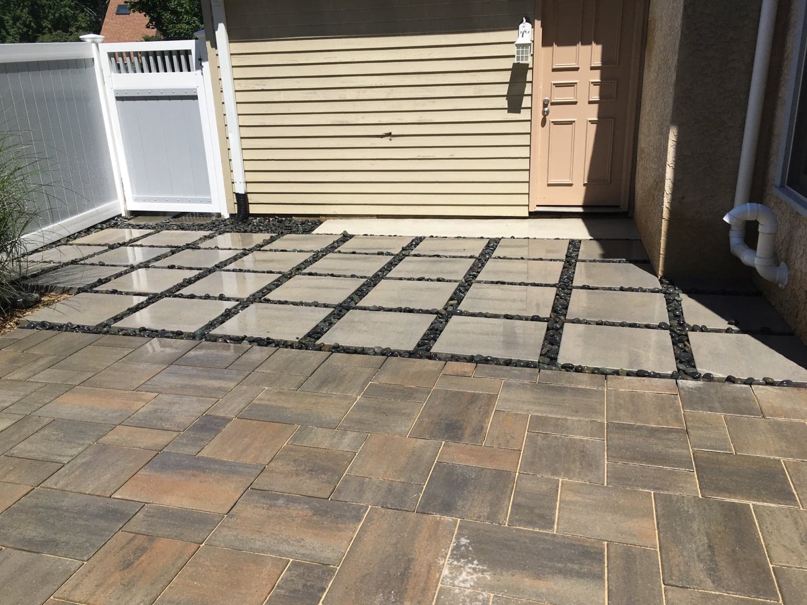 Patio installation by Natalini Masonry in Bucks County PA