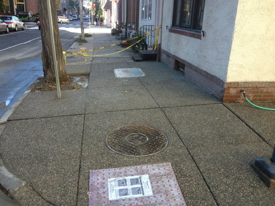 Concrete project by Natalini Masonry in Bucks County PA