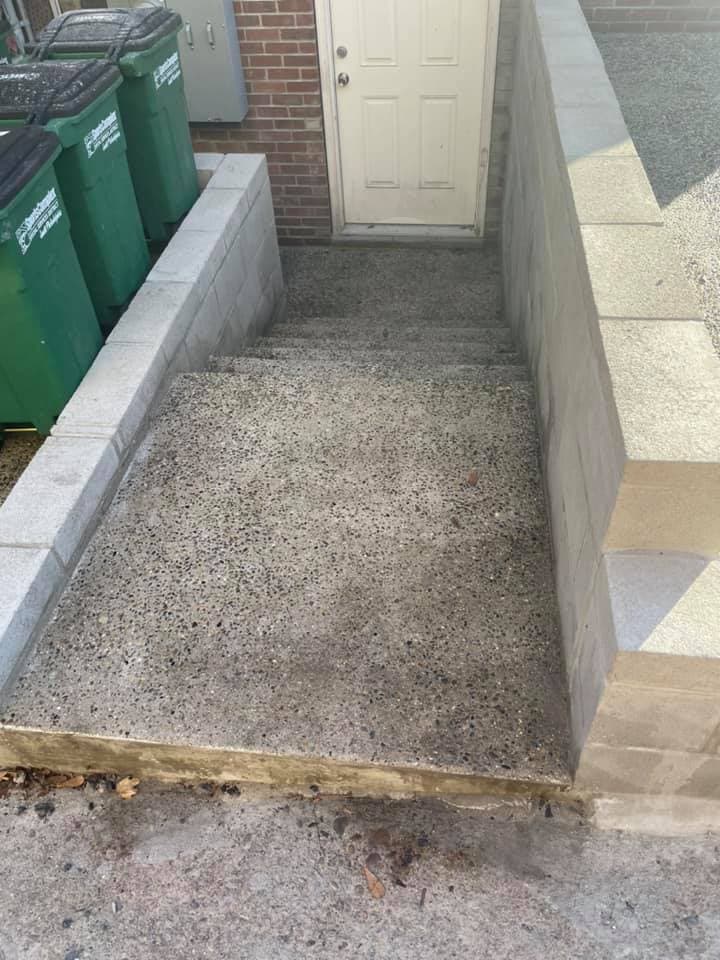 Decorative concrete by Natalini Masonry in Bucks County PA