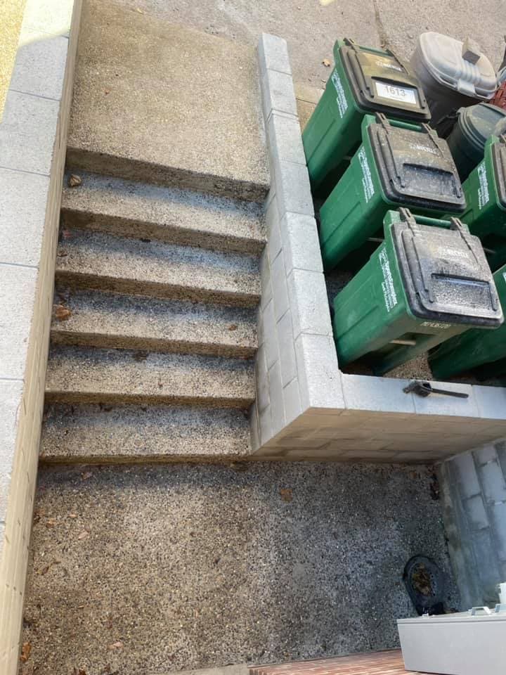 Concrete masonry work by Natalini Masonry in Bucks County PA