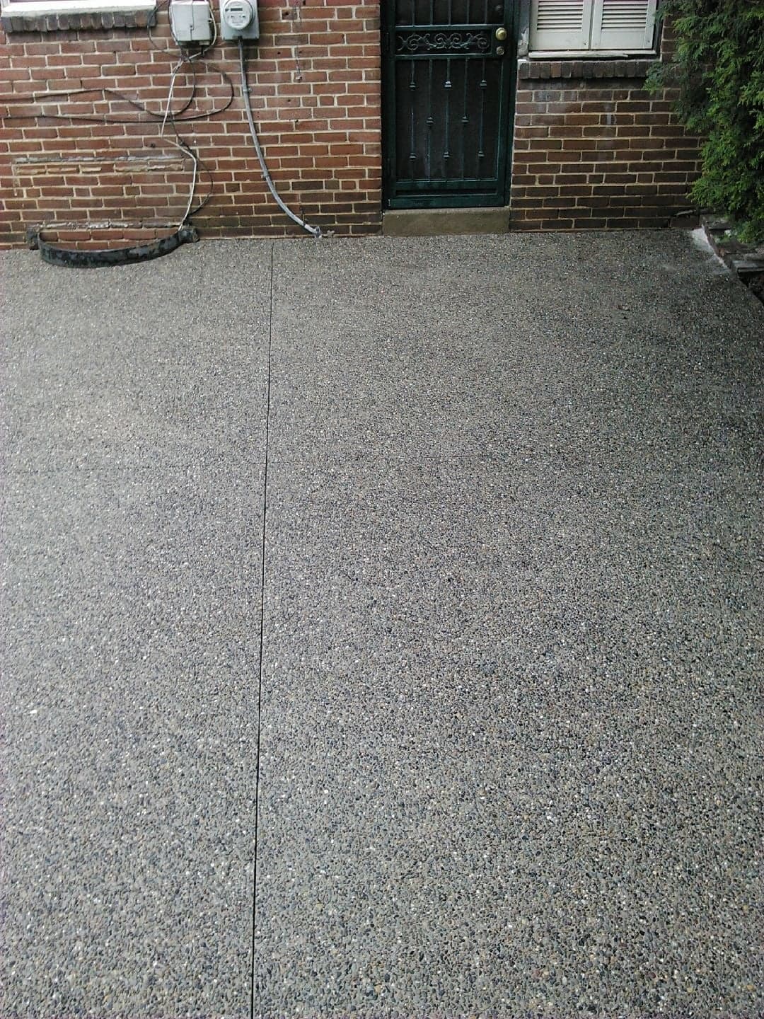 Concrete finish work by Natalini Masonry in Bucks County PA