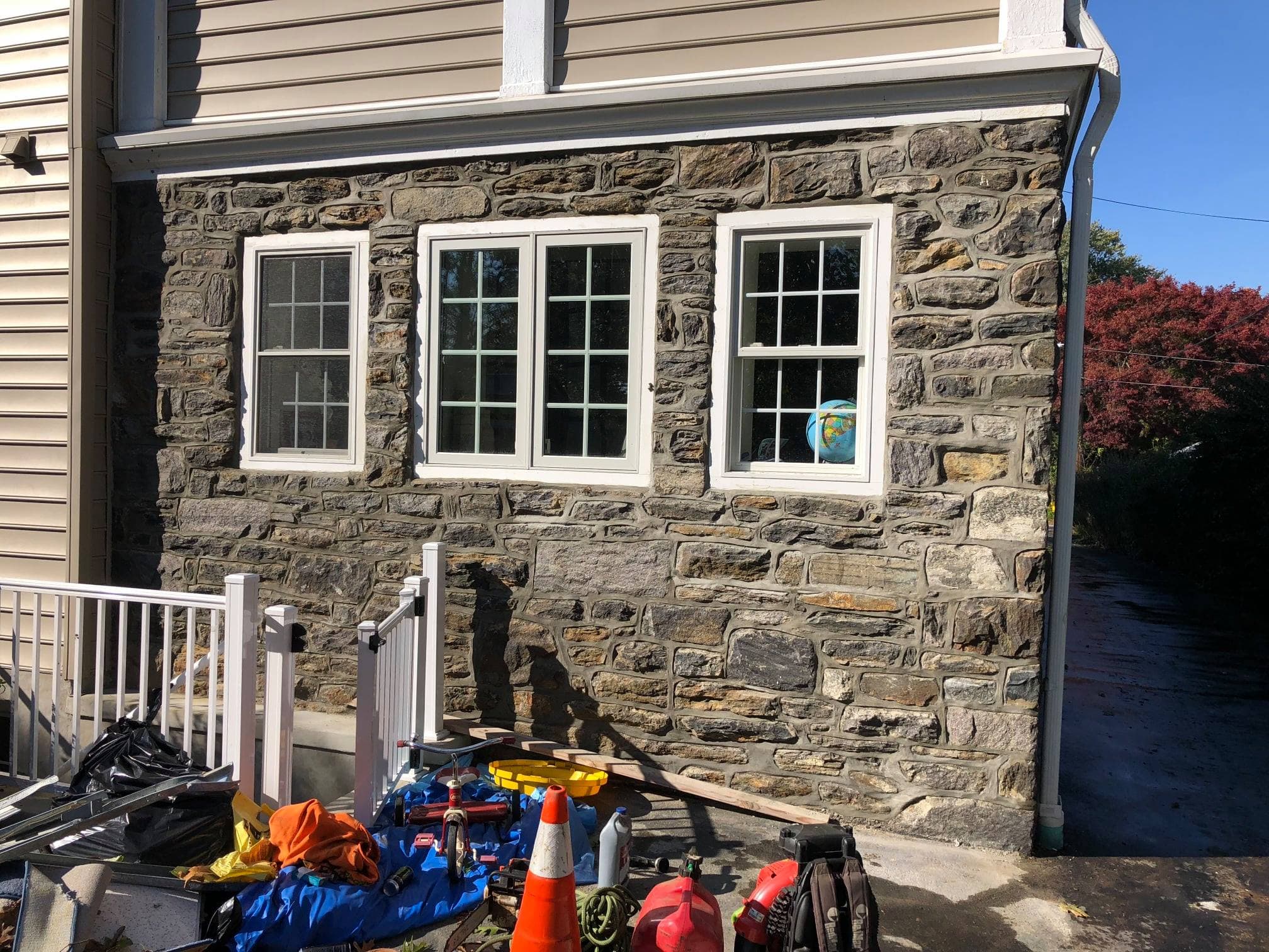 Stone Steps by Natalini Masonry in Bucks County PA — Project 26