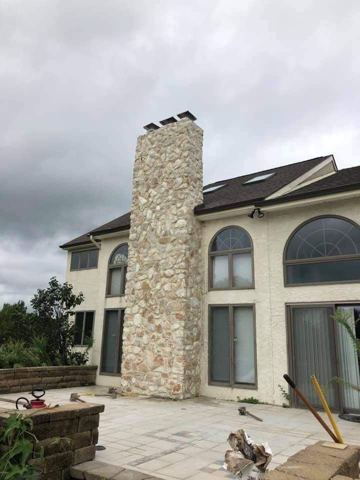 Stone Steps by Natalini Masonry in Bucks County PA — Project 22