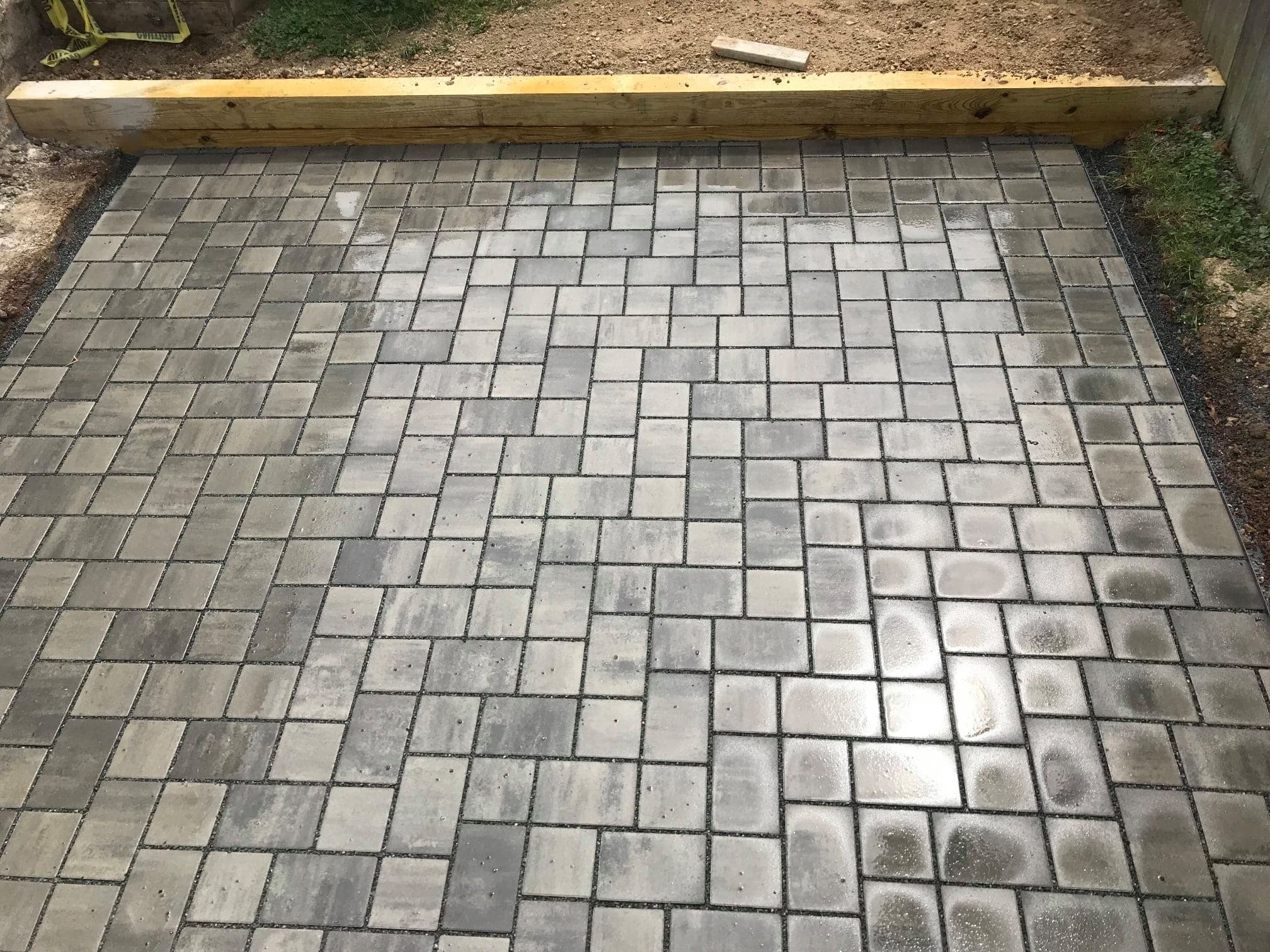 Walkway installation by Natalini Masonry in Bucks County PA