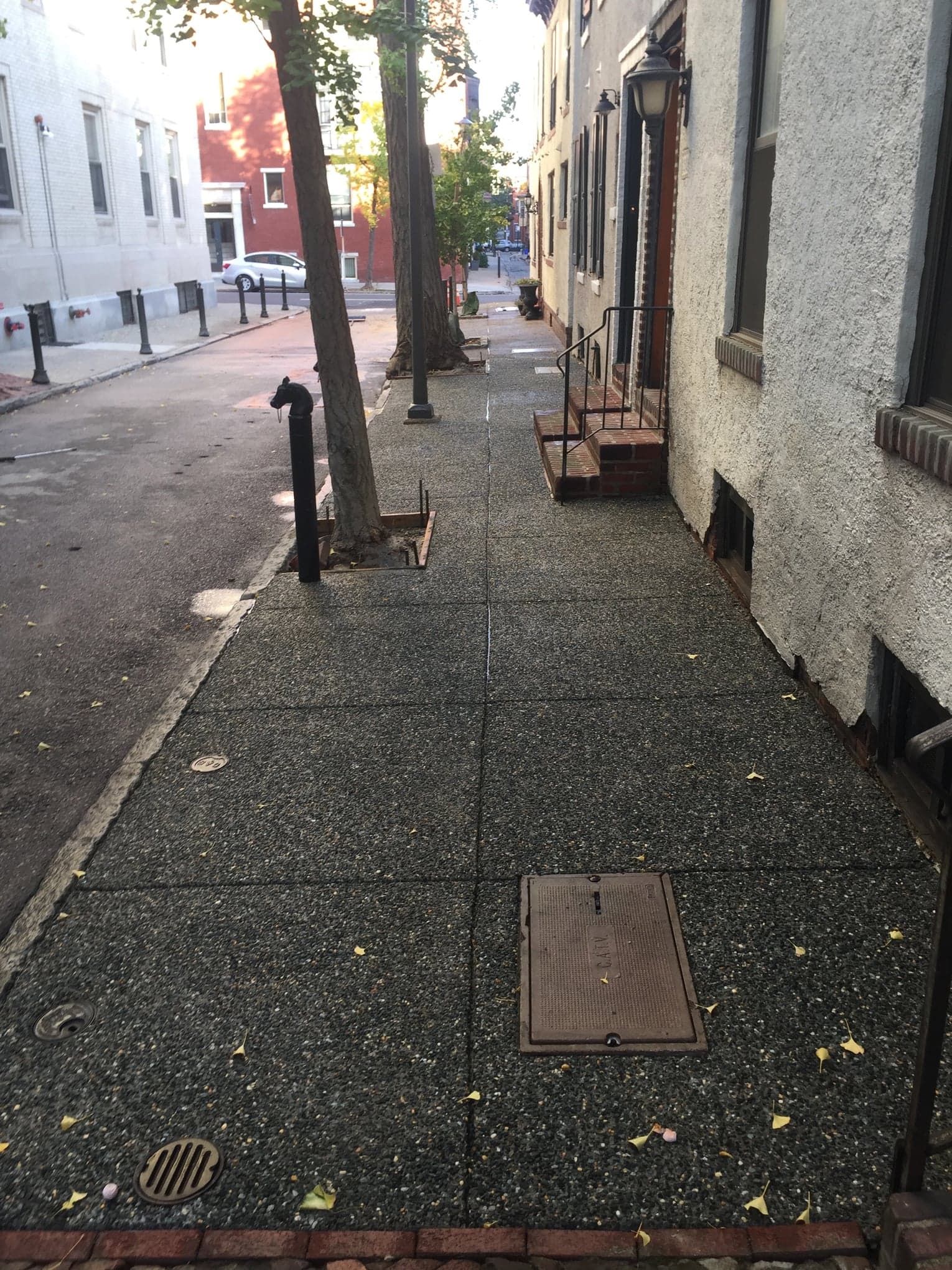 Concrete slab installation by Natalini Masonry in Bucks County PA