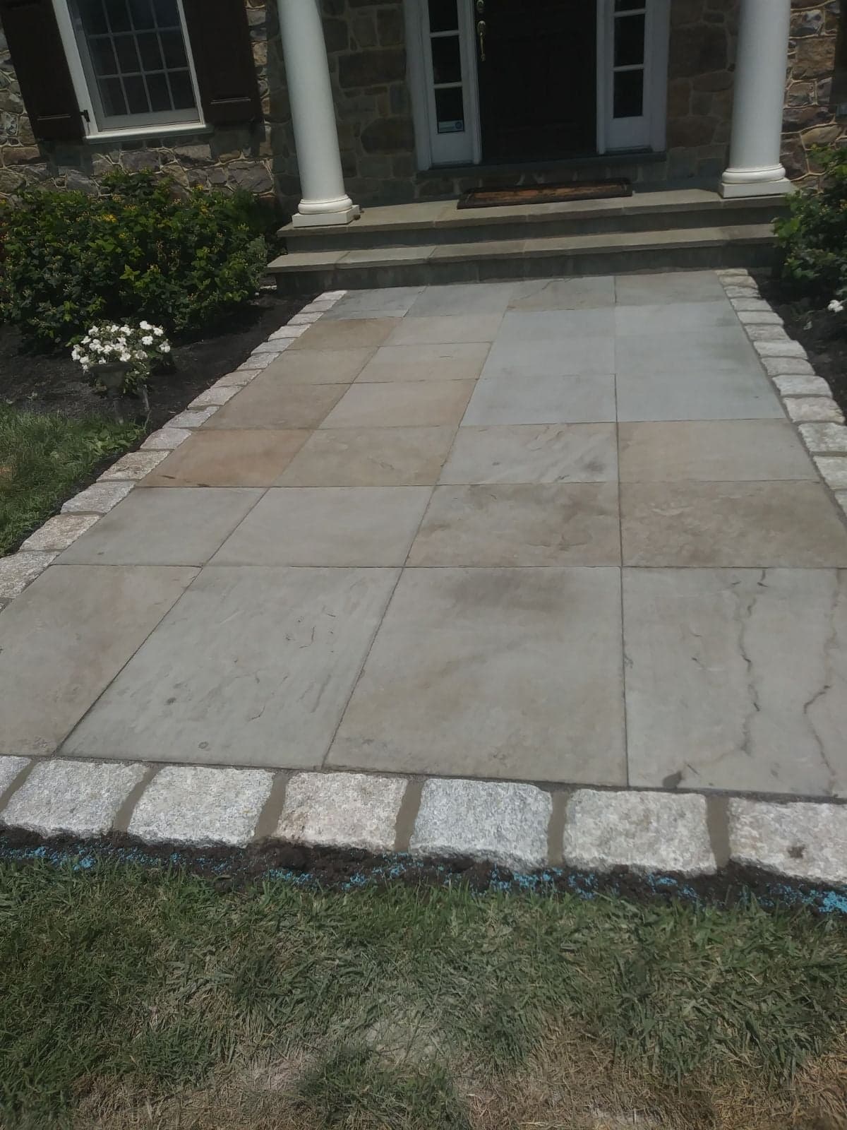Walkway project by Natalini Masonry in Bucks County PA
