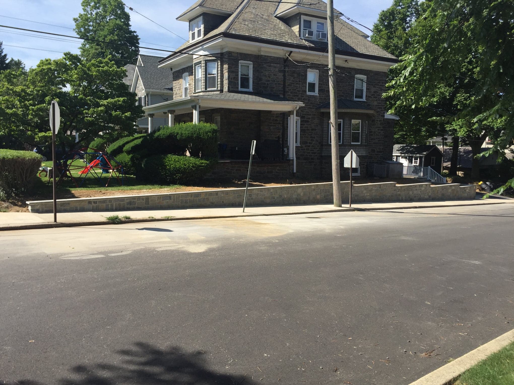 Stone Steps by Natalini Masonry in Bucks County PA — Project 7