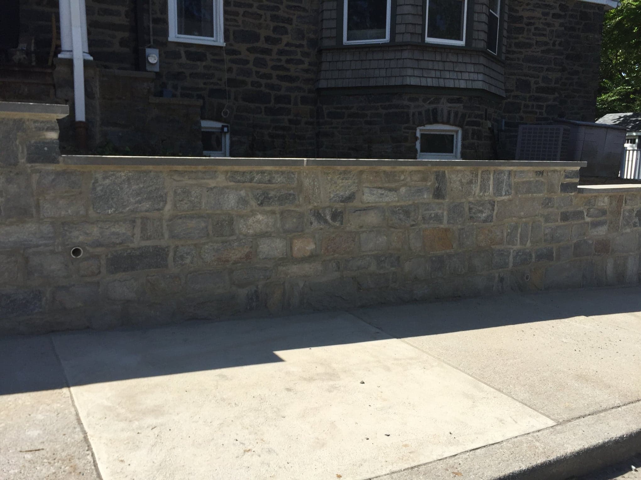 Stone Steps by Natalini Masonry in Bucks County PA — Project 8