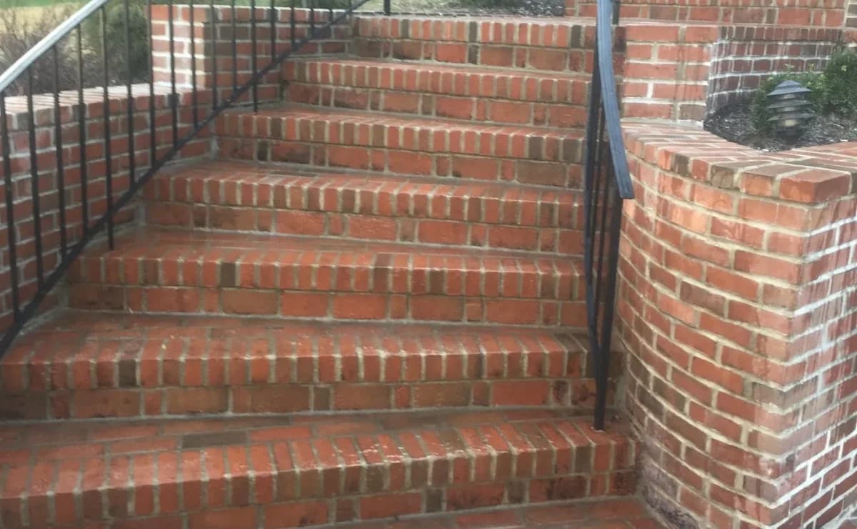 Brick masonry work by Natalini Masonry in Bucks County PA